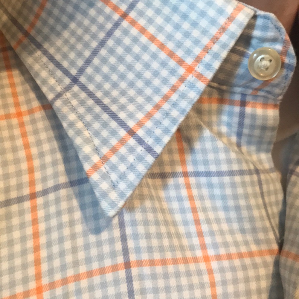 Peter Millar Button-Down Shirt Medium Euc - image 3